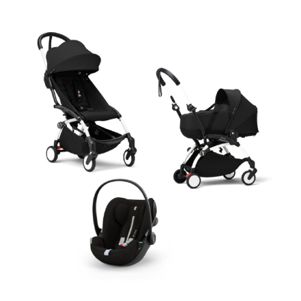 STOKKE YOYO³ Детска количка 3 в 1, с кош за носене, столче за кола и цветен пакет