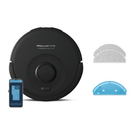 Роботизирана прахосмукачка Rowenta X-Plorer Series 85 RR87C5WH, 4 нива на мощност, Smart Aqua Power, 6000 Pa
