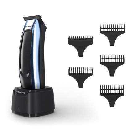 Κουρευτική μηχανή Rowenta Barber Experience TN1851E0 για μαλλιά και γένια, διάρκεια ζωής μπαταρίας 90 λεπτά, γρήγορη φόρτιση, λεπίδες από ανοξείδωτο ατσάλι, 6500 σ.α.λ.