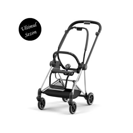 Cadru carucior Cybex Platinum Mios 3.0 pentru copii, model nou, din aluminiu, premium - Chrome Black