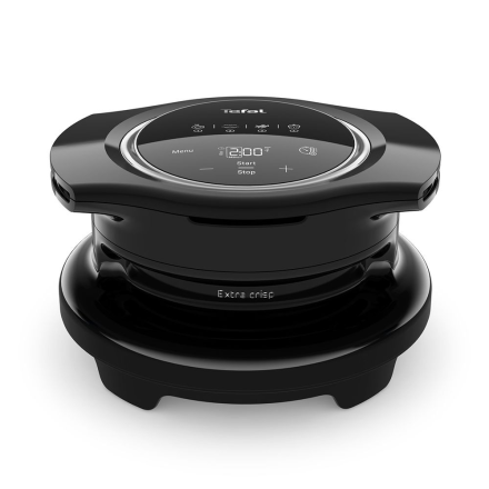 Accesoriu pentru gatire cu aer cald Tefal Extra Crisp Lid EY150830, 4 programe, temperatura ajustabila, ecran LED