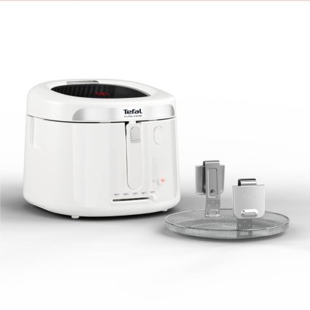 Фритюрник с горещ въздух Tefal Filtra Vision FF2541E0, вместимост на олиото 2,1 л, храна 1,2 кг, метален филтър, 1900 W