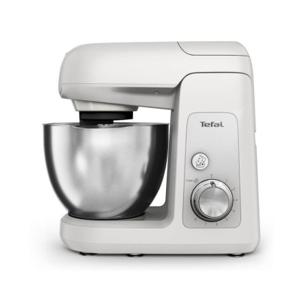 Tefal Bake Partner QB525B38 Кухненски робот, 1100W, 4.6L купа, блендер, месомелачка, сив