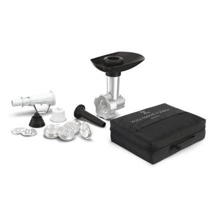Set 5 accesorii Tefal Coach Meat & Pasta XF651038, Masina de tocat carne, Accesorii carnati, kebbe, coulis, paste si biscuiti