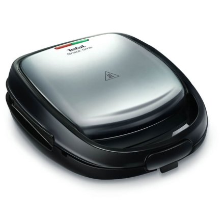 Sandwich maker Tefal Snack Time 2 in 1 SW341D12, 700W, 2 seturi placi detasabile, Inox