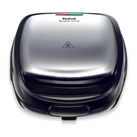 Πολυλειτουργική τοστιέρα 3 σε 1 Tefal Snack Time SW342D38, 700W, 3 σετ πιάτων, Αντικολλητική επίστρωση, Ανοξείδωτο ατσάλι/Μαύρο