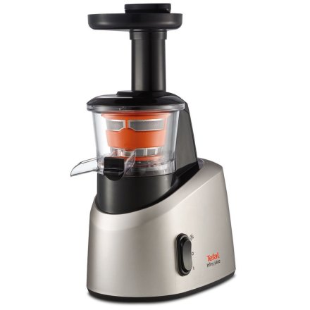 Сокоизстисквачка Tefal ZC255B38, 2 контейнера за сок и пулпа, 0.8 л, 82 об/мин, 200 W