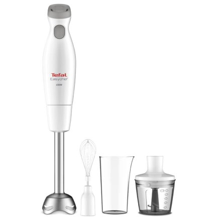 Blender vertical Tefal Easychef HB453138, 3 in 1, cu 2 viteze, tocator 500 ml si tel, 450 W 