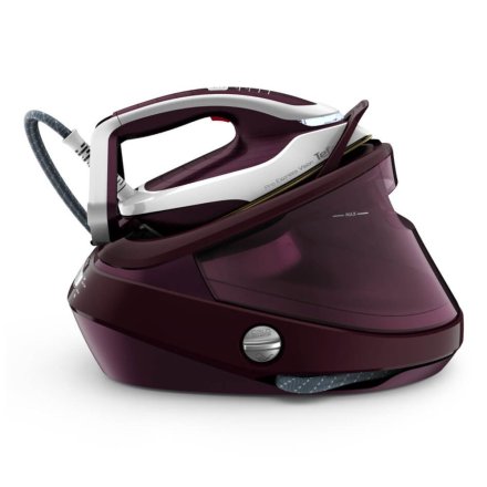 Statie de calcat Tefal Pro Express Vision GV9810E0, 3000W, Smart LED Vision, Talpa Durilium AirGlide, Visiniu/Alb