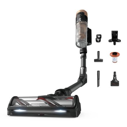 Rowenta X-Force Flex 14.80 Ηλεκτρική σκούπα για ζώα RH9B74WO, 670W, 240AW, 90 λεπτά, Flex, Φροντίδα ζώων, Μαύρο-Καφέ