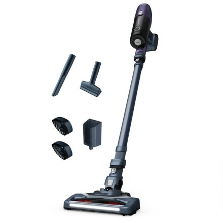 Rowenta X-Pert 6.60 Essential RH6838WO - Aspirator Vertical 100W, 18V, Autonomie 45 min, Stop & Go, Gri/Argintiu