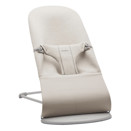 Balansoar pentru copii BabyBjorn Bliss 3D Jersey - Light Beige