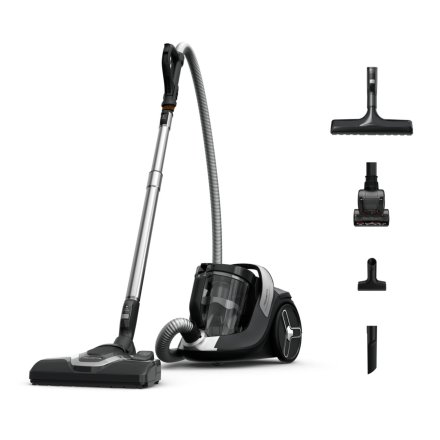 Rowenta Green Force Cyclonic Effitech+ RO7C66EA ηλεκτρική σκούπα χωρίς σακούλα, φιλτράρισμα HEPA, δοχείο 2,5 L, 500 W 