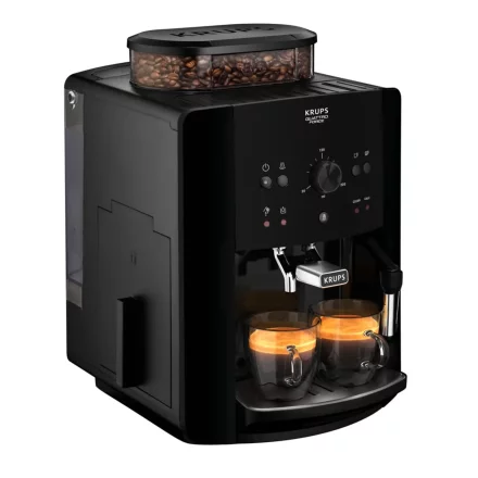 Αυτόματη μηχανή εσπρέσο Krups Espresseria Automatic EA810870, 15 bar, δεξαμενή νερού 1,6 L, μύλος άλεσης 3 επιπέδων, 1450 W