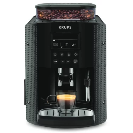 Автоматична еспресо машина Krups EA815070, 15 бара, LCD, 1.7 л, черна, 1450 W