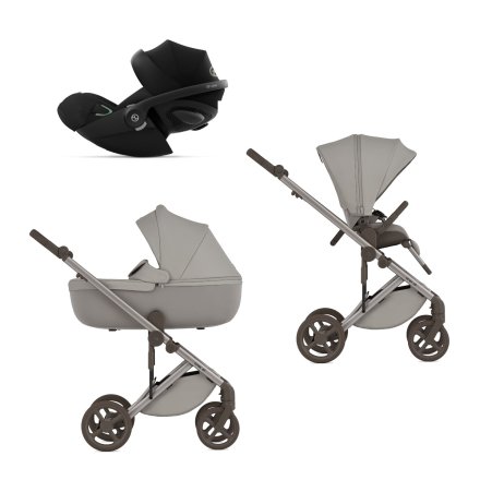 Carucior 3 in 1 pentru copii Anex Eli Granti, cu landou si Scoica Cloud G