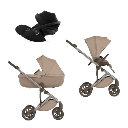 Carucior 3 in 1 pentru copii Anex Eli Gato, cu landou si Scoica Cloud G