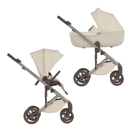 Carucior 2 in 1 pentru copii Anex Eli Special, versatil, elegant, Milky