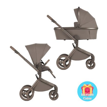 Carucior 2 in 1 pentru copii Anex Flo, spatios si usor