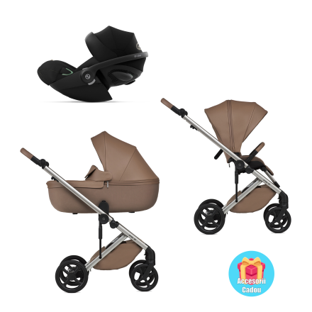 Детска количка 3 в 1 Anex Eli Secret, с кош и Shell Cloud G