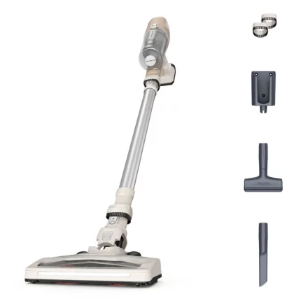 Aspirator Vertical Rowenta X-Pert 6.60 Essential RH6830WO, 100W, 18V, Autonomie 45 min, LED, Argintiu-Ivoar