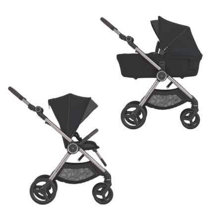 Carucior 2 in 1 pentru copii Anex IQ, compact, multifunctional, Starless