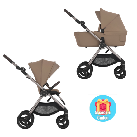 Carucior 2 in 1 pentru copii Anex IQ, compact, multifunctional, Buff