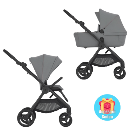 Carucior 2 in 1 pentru copii Anex IQ BASIC, compact, Colectie noua, Loft