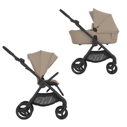 Carucior 2 in 1 pentru copii Anex IQ BASIC, compact, Colectie noua, Honey