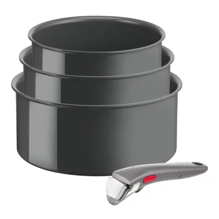 Tefal Ingenio Renew L2609402 Σετ 4 τεμαχίων, αφαιρούμενη λαβή, κεραμική αντικολλητική επίστρωση, συμβατό με επαγωγή