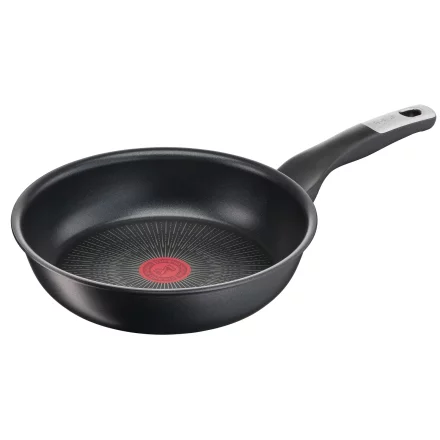 Тиган Tefal Unlimited G2550472, 24 см, титаниево незалепващо покритие против надраскване, термосигнал, индукция, черен