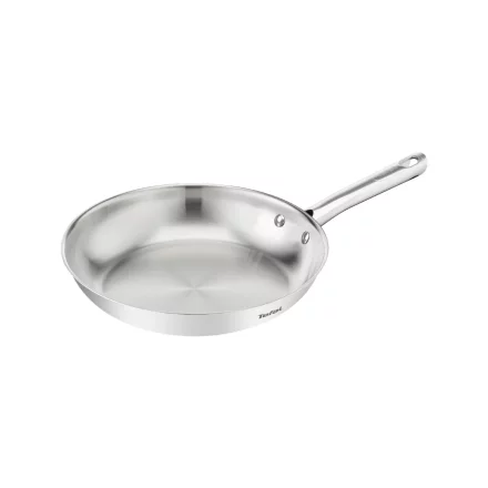 Τηγάνι Tefal Duetto σε B8660234, 20 cm, ανοξείδωτο ατσάλι 18/10, βάση Thermo-Fusion, επαγωγική, ασημί