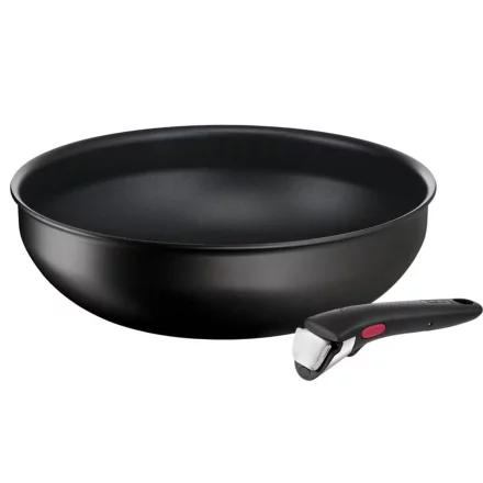 Tefal Ingenio Eco Resist L3979302 Комплект от 2 части, подвижна дръжка, титаниево незалепващо покритие, съвместимо с индукция, 26 см
