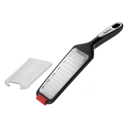 Razatoare Tefal Ingenio K2070714, Lame inox, Capac protectie, Pad silicon anti-alunecare, Negru/Inox