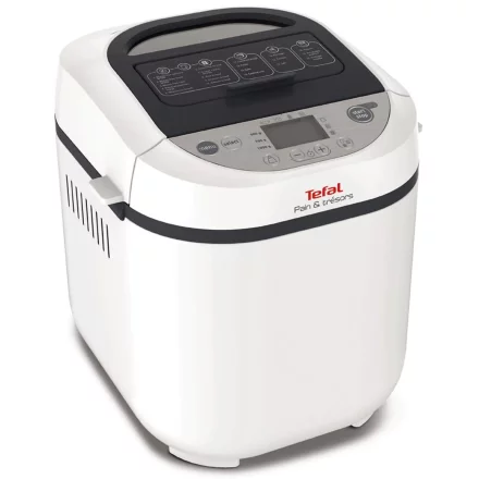 Μηχανή ψωμιού Tefal Pain et Tresors PF250135, 700W, 1kg, 20 αυτόματα προγράμματα, διανομέας υλικών