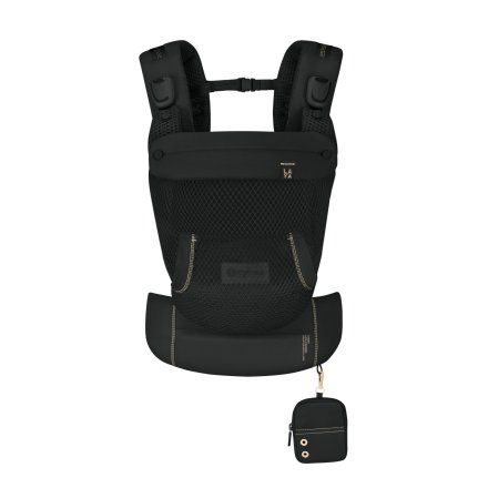 Marsupiu pentru bebelusi Cybex Laya, ergonomic, Magic Black