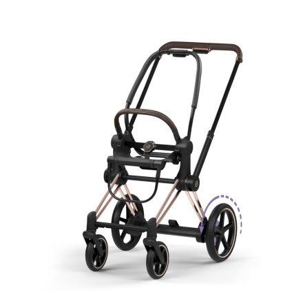 Cadru carucior Cybex Platinum e-Priam Style pentru copii, electric, premium, Rosegold