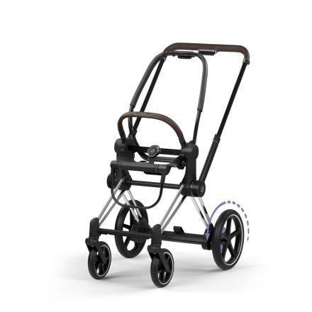 Cadru carucior Cybex Platinum e-Priam Style pentru copii, electric, premium, Chrome