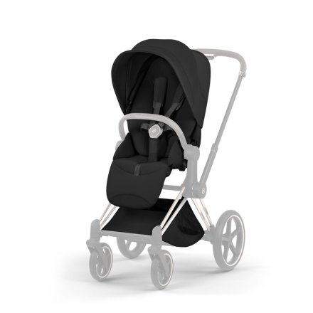 Material textil pentru carucior Cybex Platinum Style Priam si e-Priam, Sepia Black