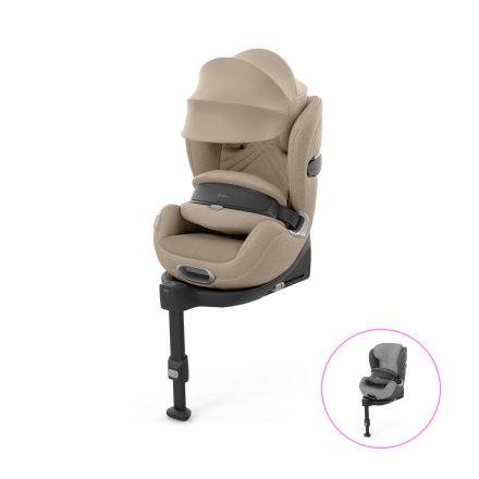 Scaun auto pentru copii Cybex Platinum Anoris T2 i-Size Plus, 76 - 125 cm, Cozy Beige