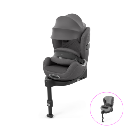 Scaun auto pentru copii Cybex Platinum Anoris T2 i-Size Plus, 76 - 125 cm, Mirage Grey