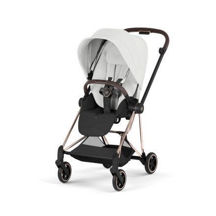Carucior sport pentru copii Cybex Mios Style, premium, Off White cu cadru Rosegold