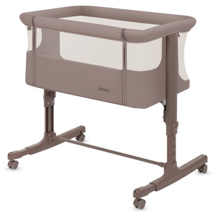 Patut pentru copii Lionelo Aurora, co-sleeper, 3 in 1, 0 - 9 kg, Bej Taupe