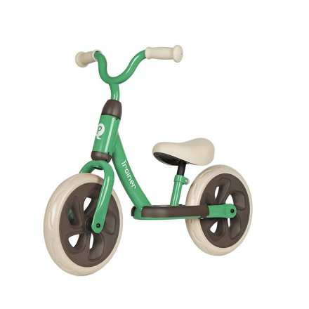 Bicicleta pentru copii fara pedale QPlay Trainer, Invatare Rapida si Echilibru, 2-4 ani, verde