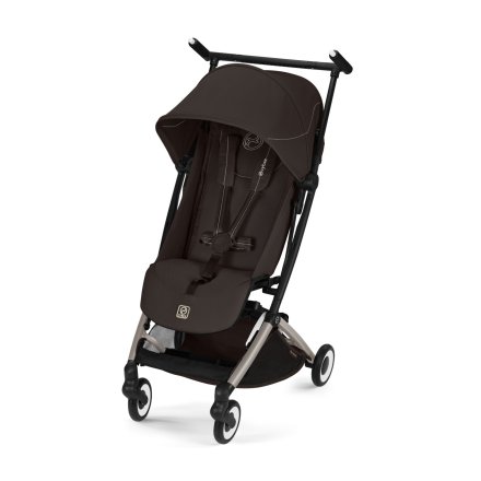Cybex Gold Libelle, εξαιρετικά ελαφρύ, εύκαμπτο καρότσι, χρώματος σοκολατί καφέ με σκελετό Taupe
