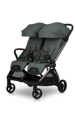 Carucior pentru Gemeni Cavoe Deux, Pliere Automata, Pana la 22 kg, Laura