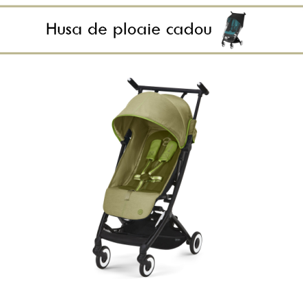 Carucior sport pentru copii Cybex Gold Libelle, compact si ultra usor - Nature Green