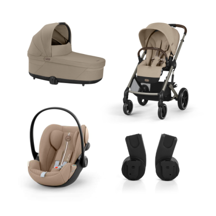 Carucior 3 in 1 Balios S Lux pentru copii, cu landou si scoica auto Cloud G Plus