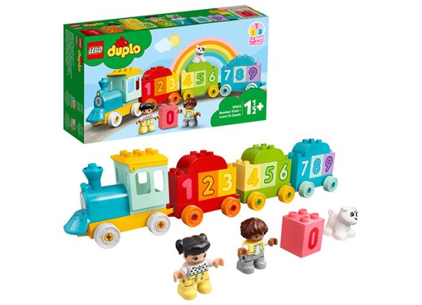 Trenul cu numere pentru copii, Invatam sa numaram LEGO DUPLO 10954