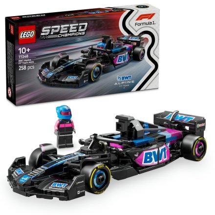 LEGO Speed ​​​​Champions BWT Alpine F1 Team Състезателна кола Комплект A524 77248, Формула 1 Играчка превозно средство, 2024